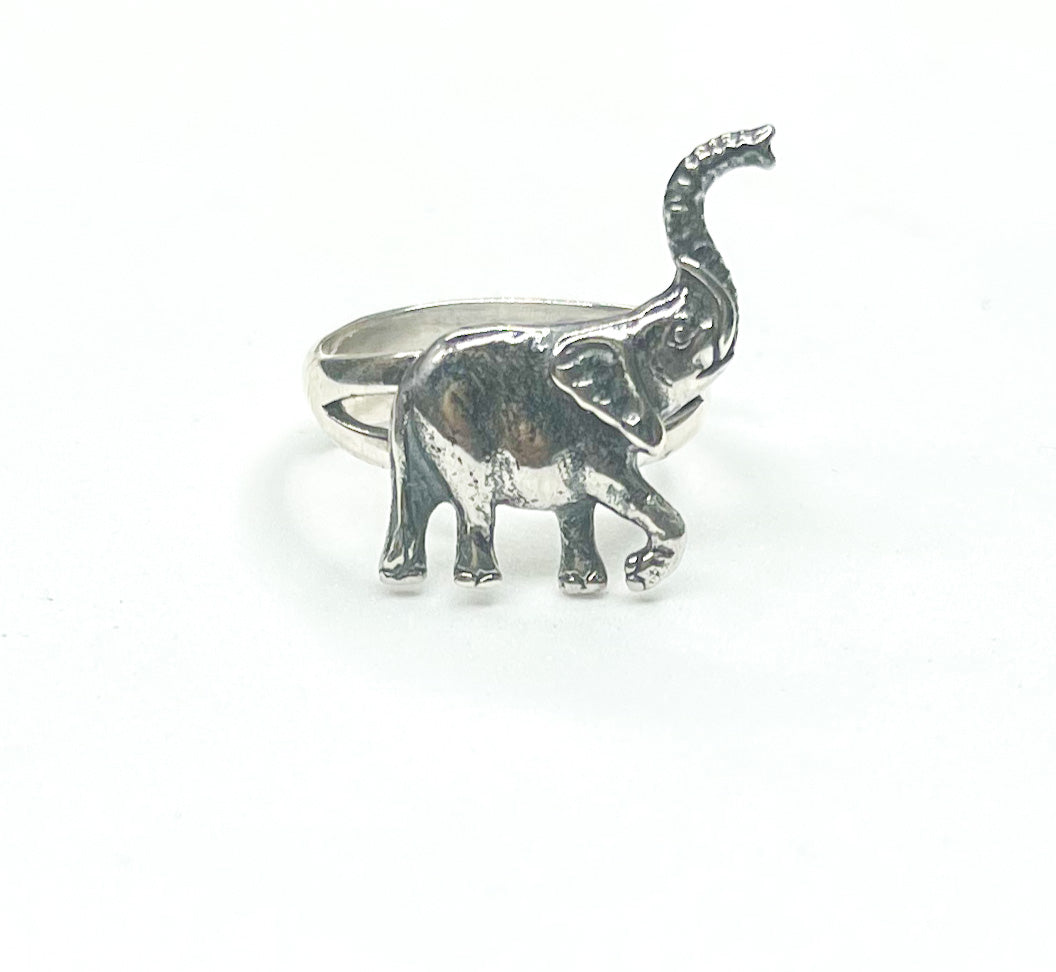 elephant ring-Solid Sterling Silver