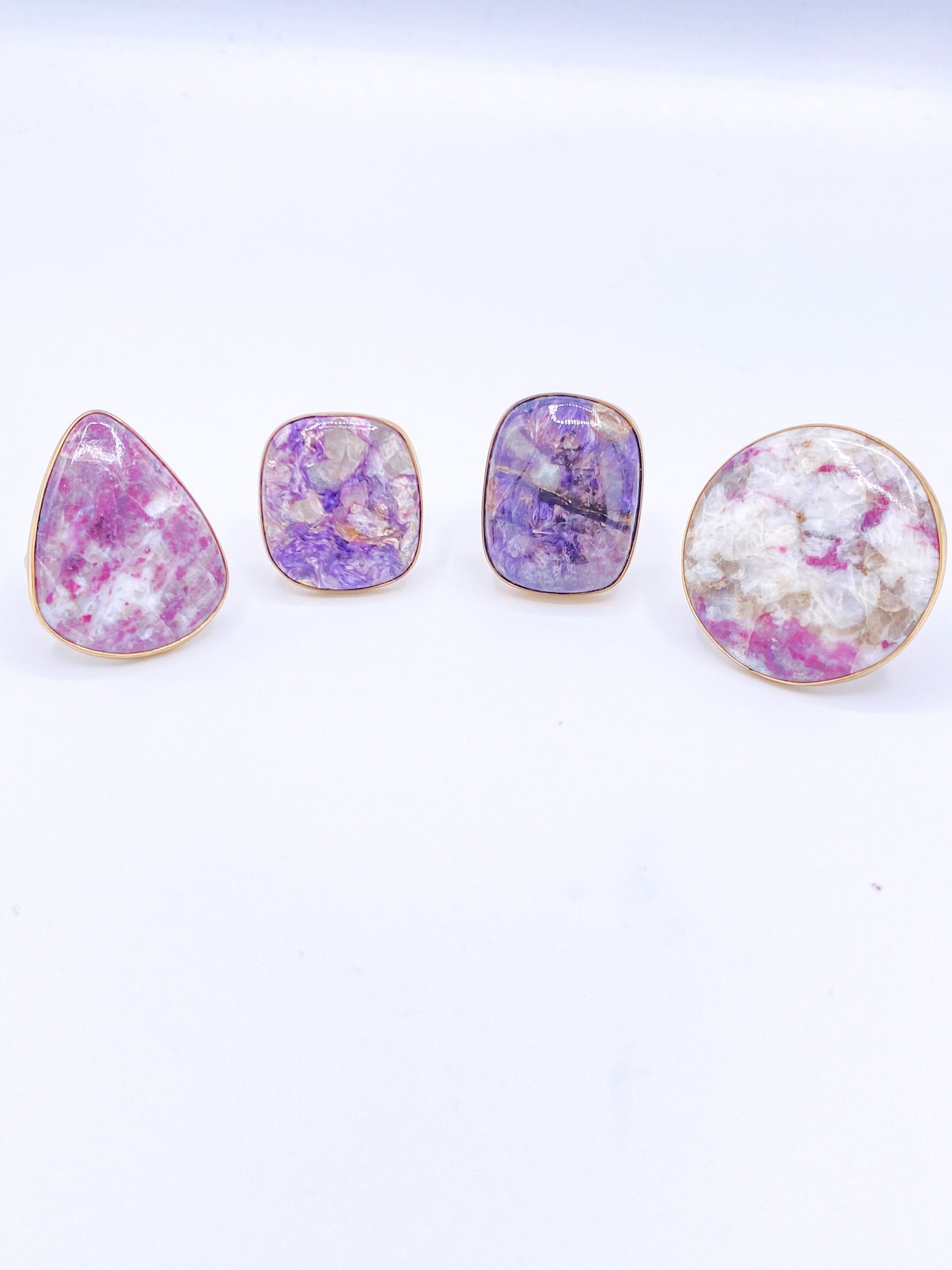 Amethyst Mix Adjustable Ring - Alchemia