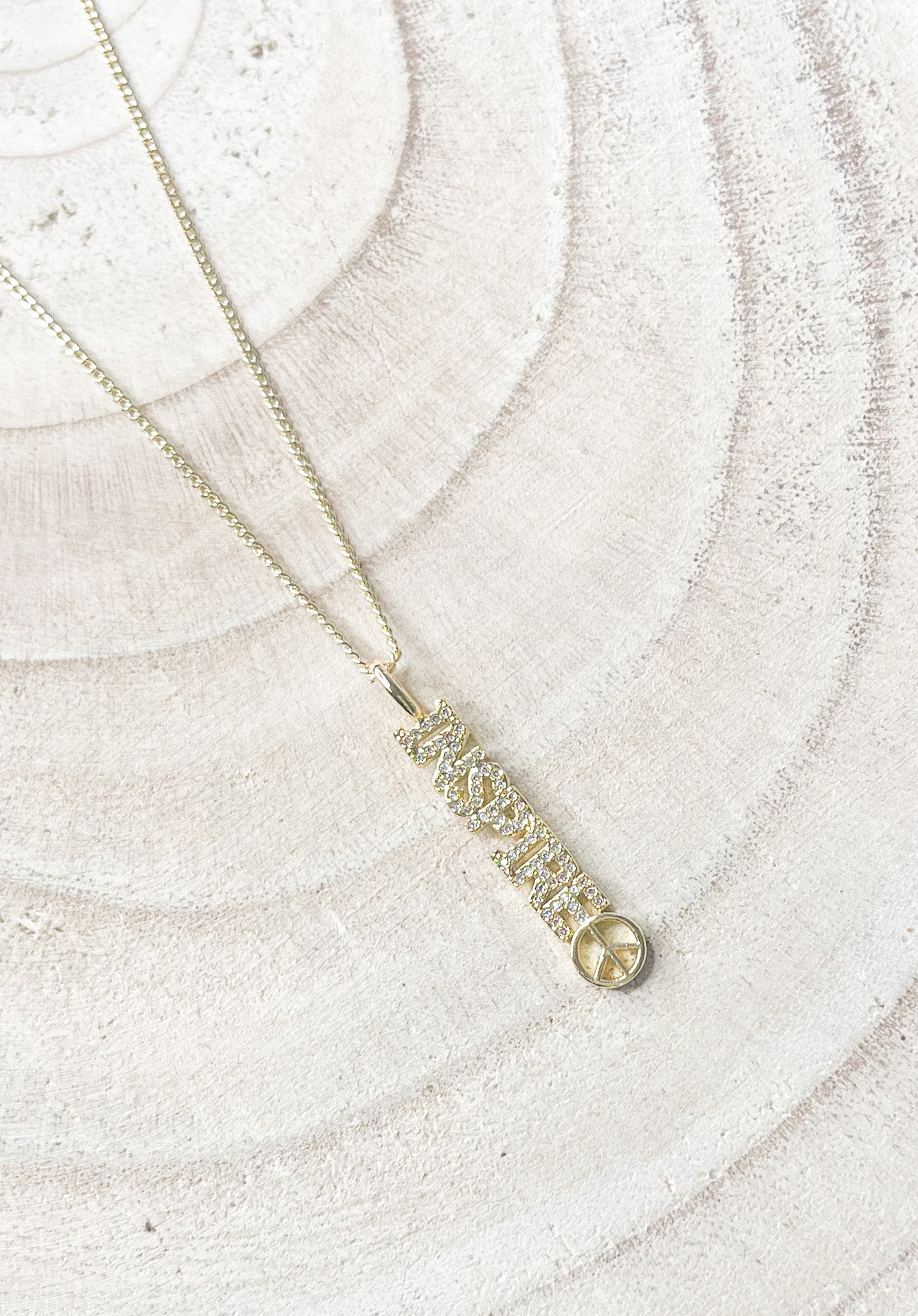 Inspire Necklace-18k Gold filled