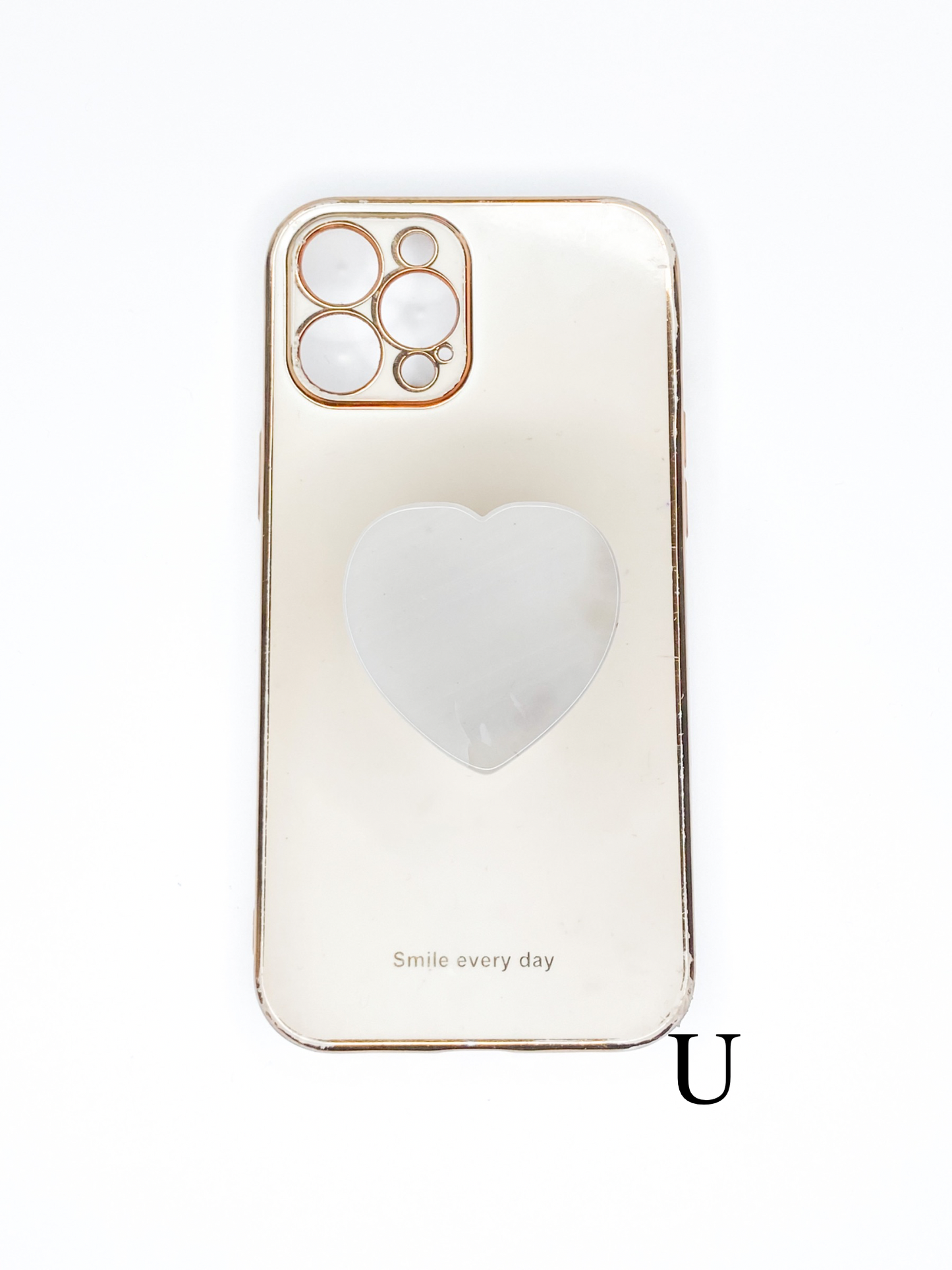 Grey Heart Phone Stone