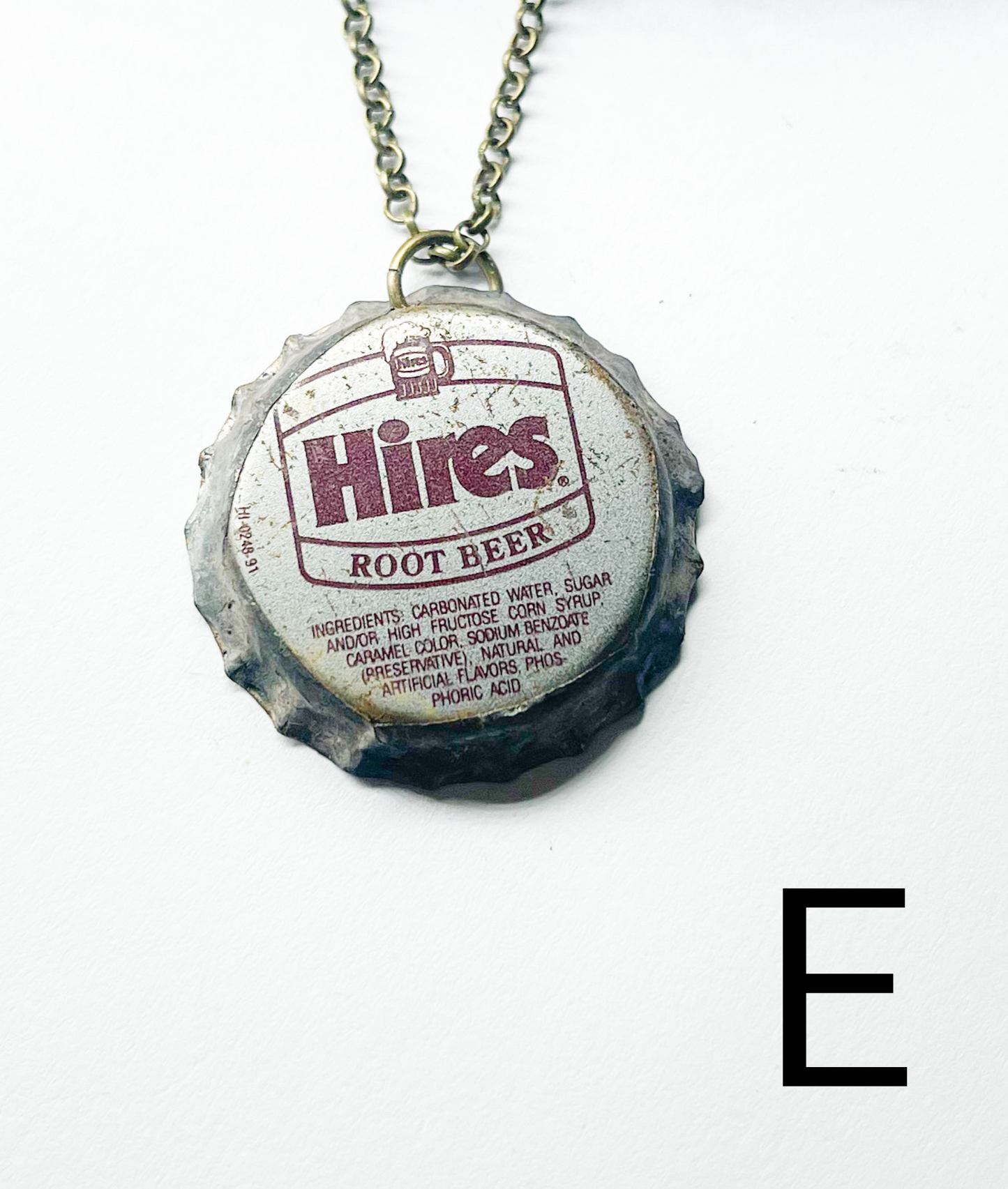 Bottle Cap Grunge Pendants-Grunge