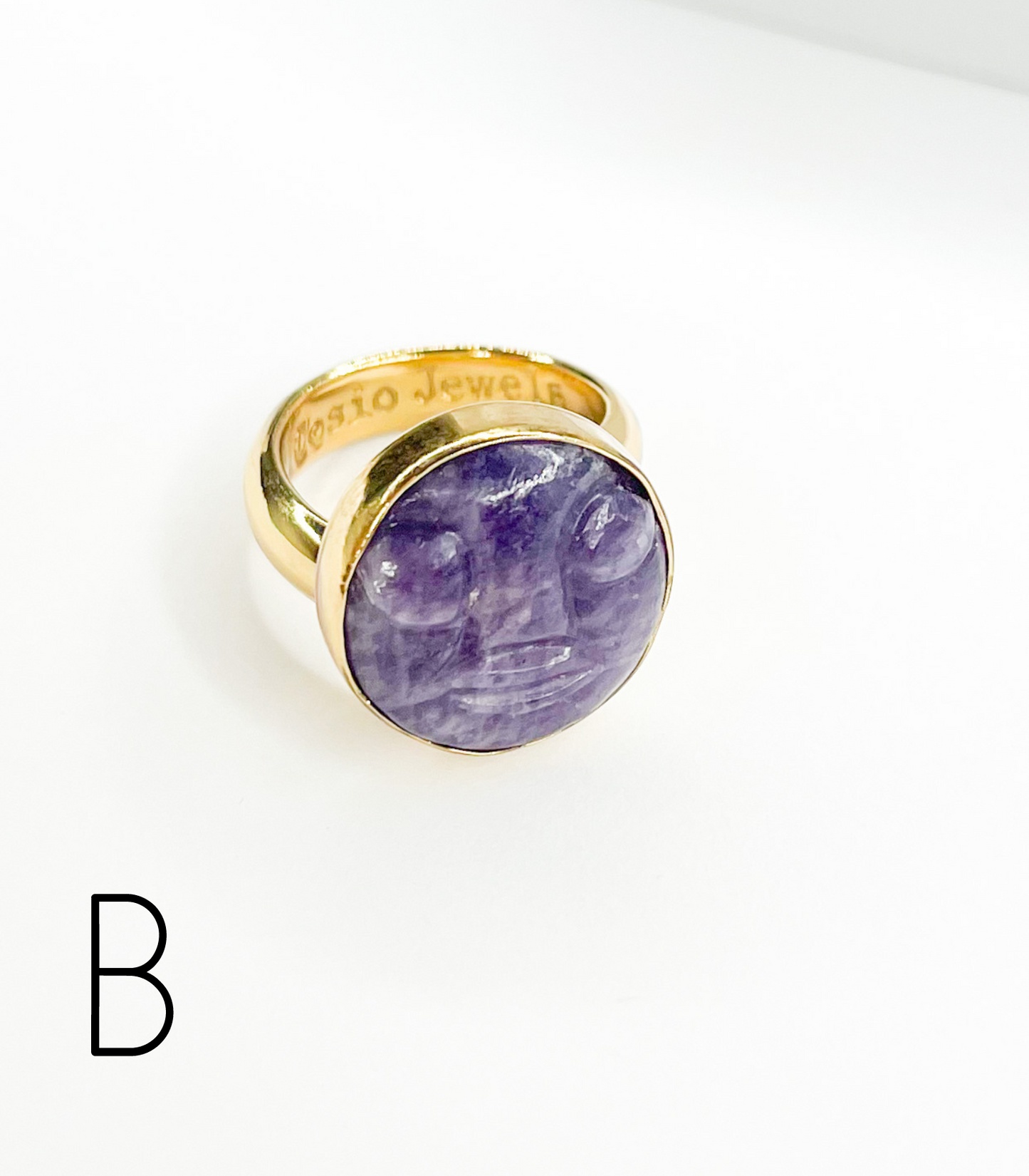 Polka Dot Face Ring-Alchemia