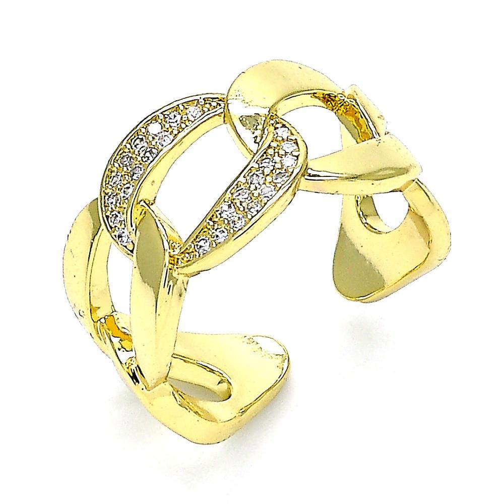 Epic Link Ring W CZ-18k Gold Filled