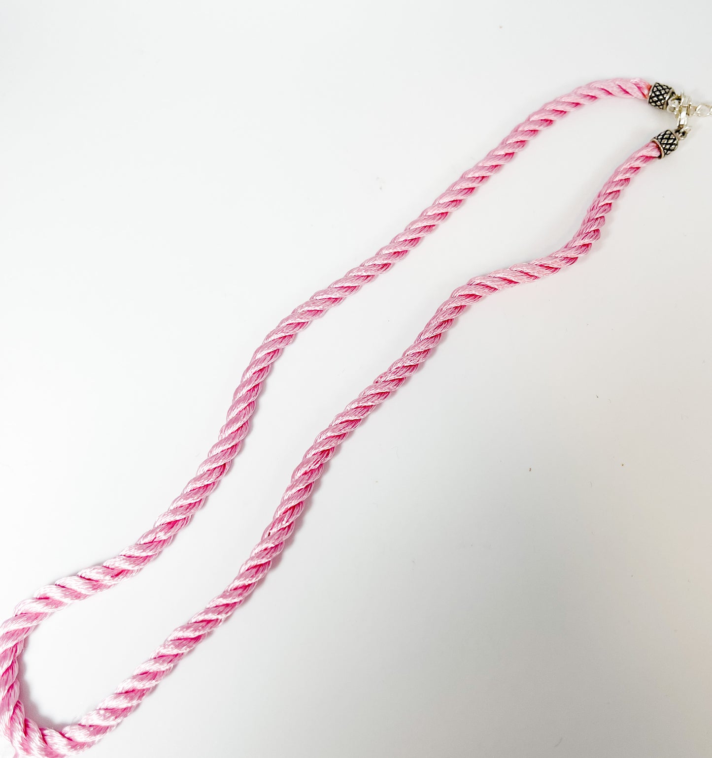 Thick Cord -18in w 2 in extender - Solid Sterling Silver