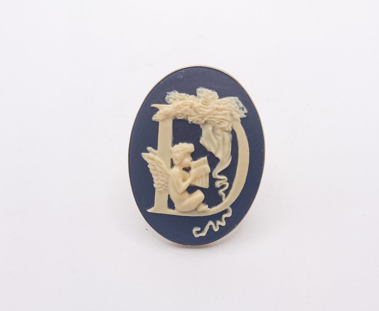 Cameo Initial Ring- Alchemia