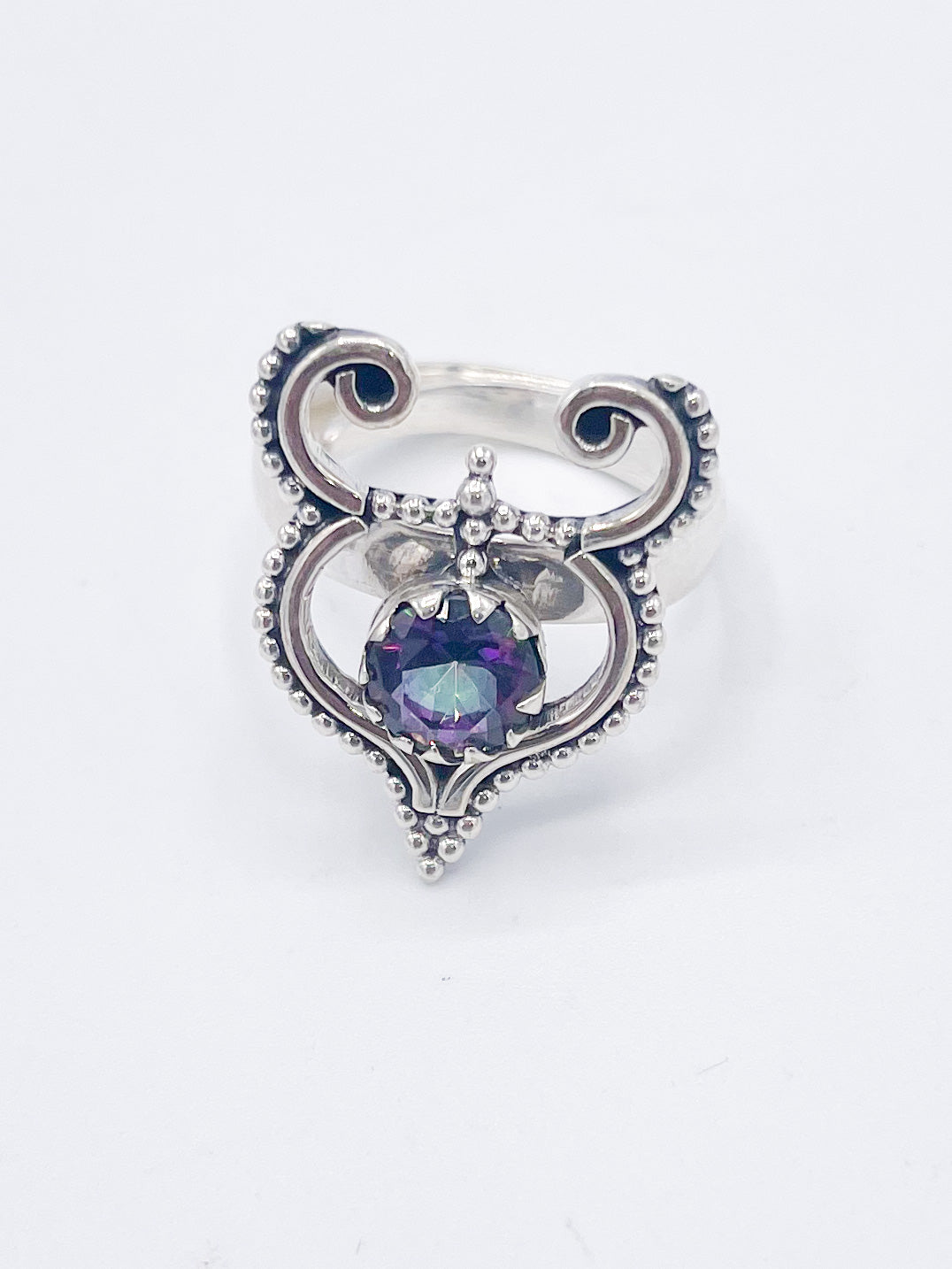 Mercury Mist Royal Ring-solid Sterling Silver