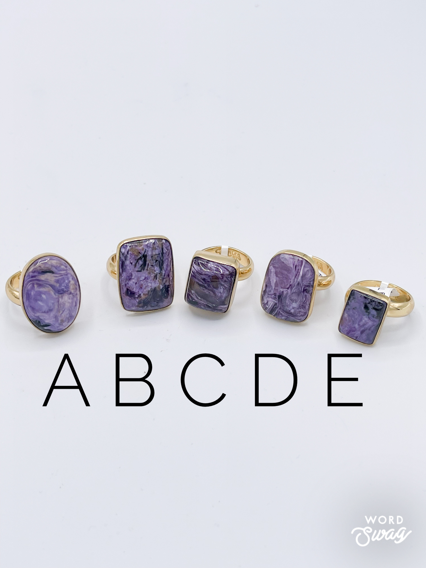 Charoite Ring Mix-Alchemia