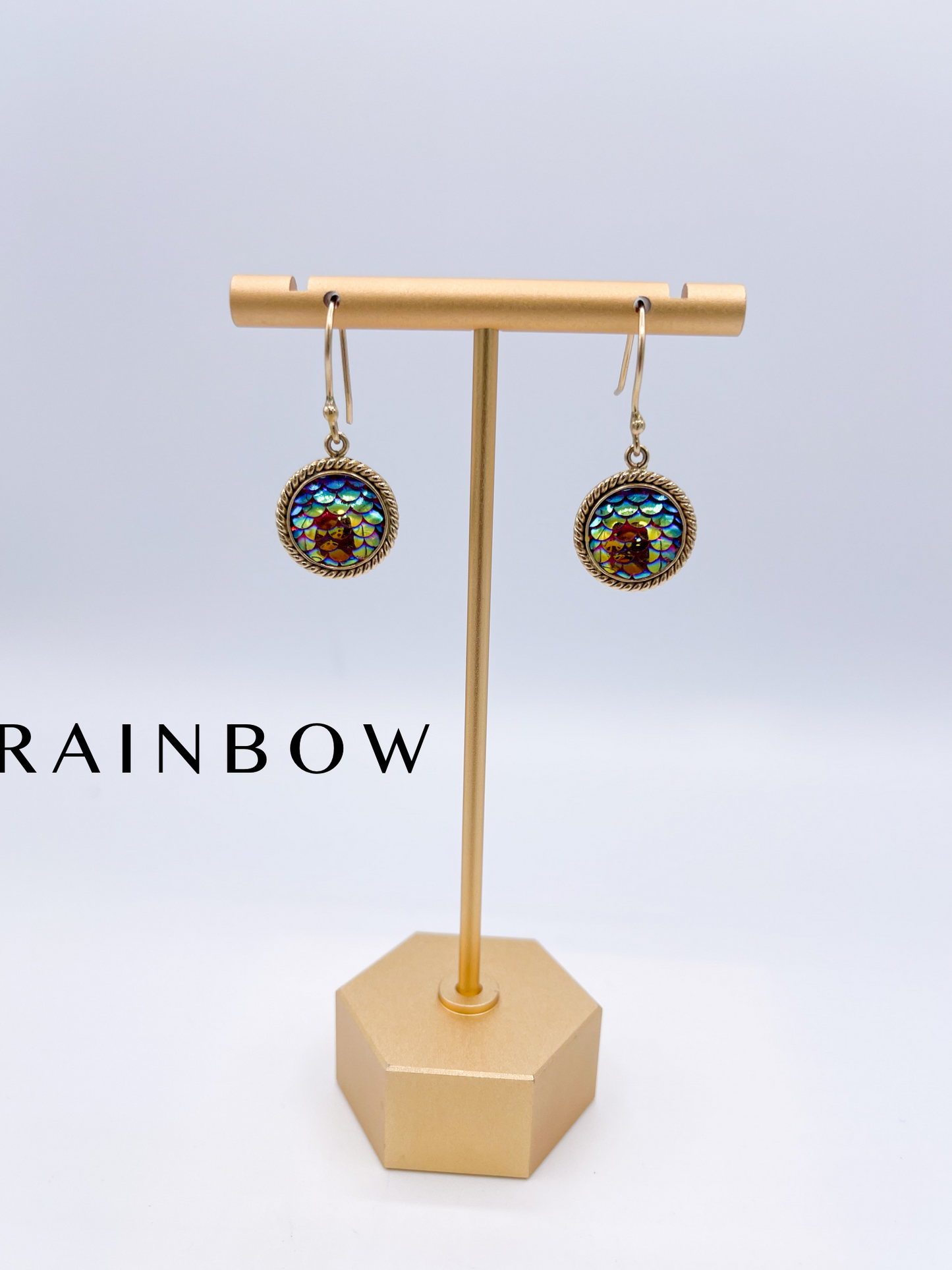 Mermaid Dangles W Rope Bezel-Alchemia