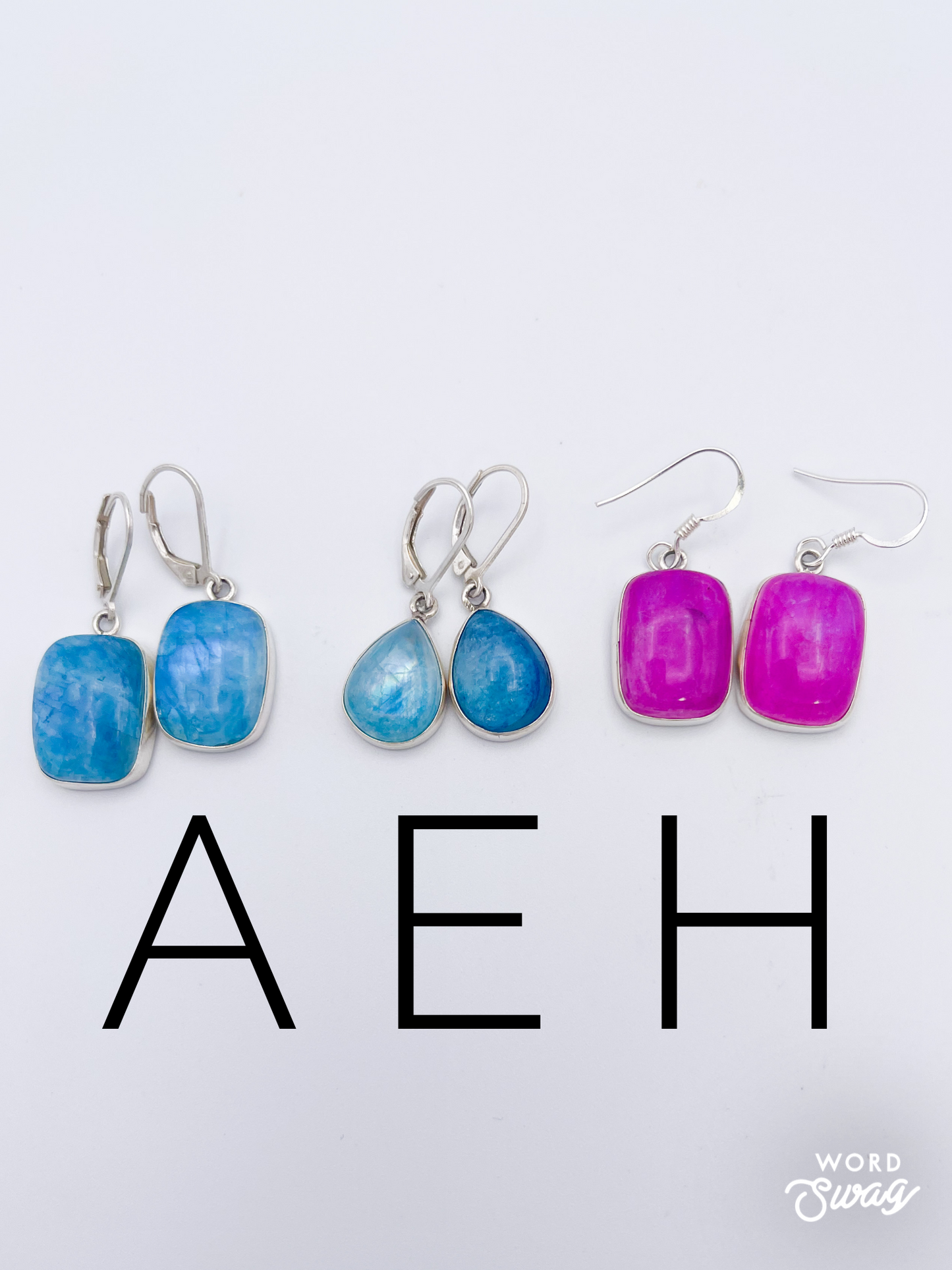 Mix Of Dangles-Solid Sterling Silver