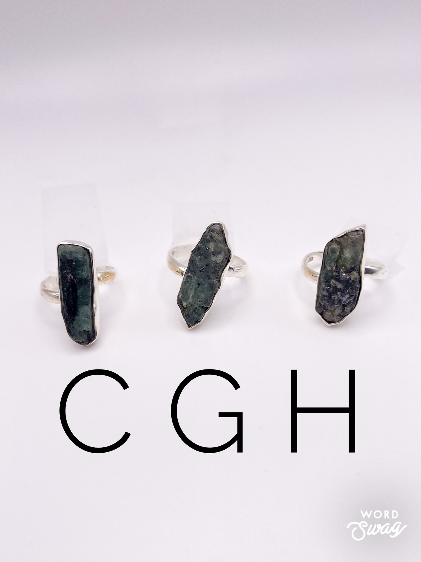 Green Kyanite Adjustable Ring-Solid Sterling Silver