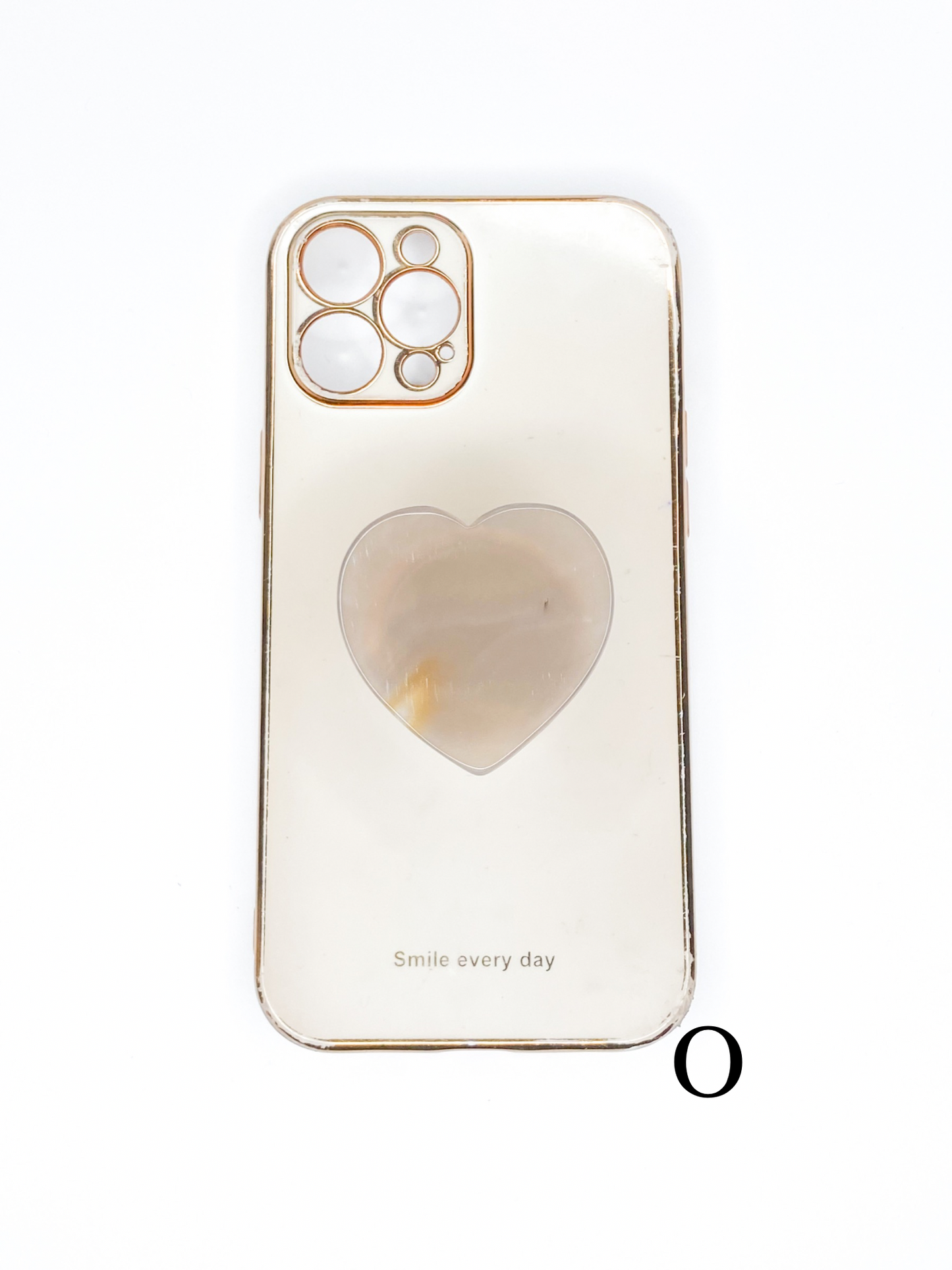 Grey Heart Phone Stone