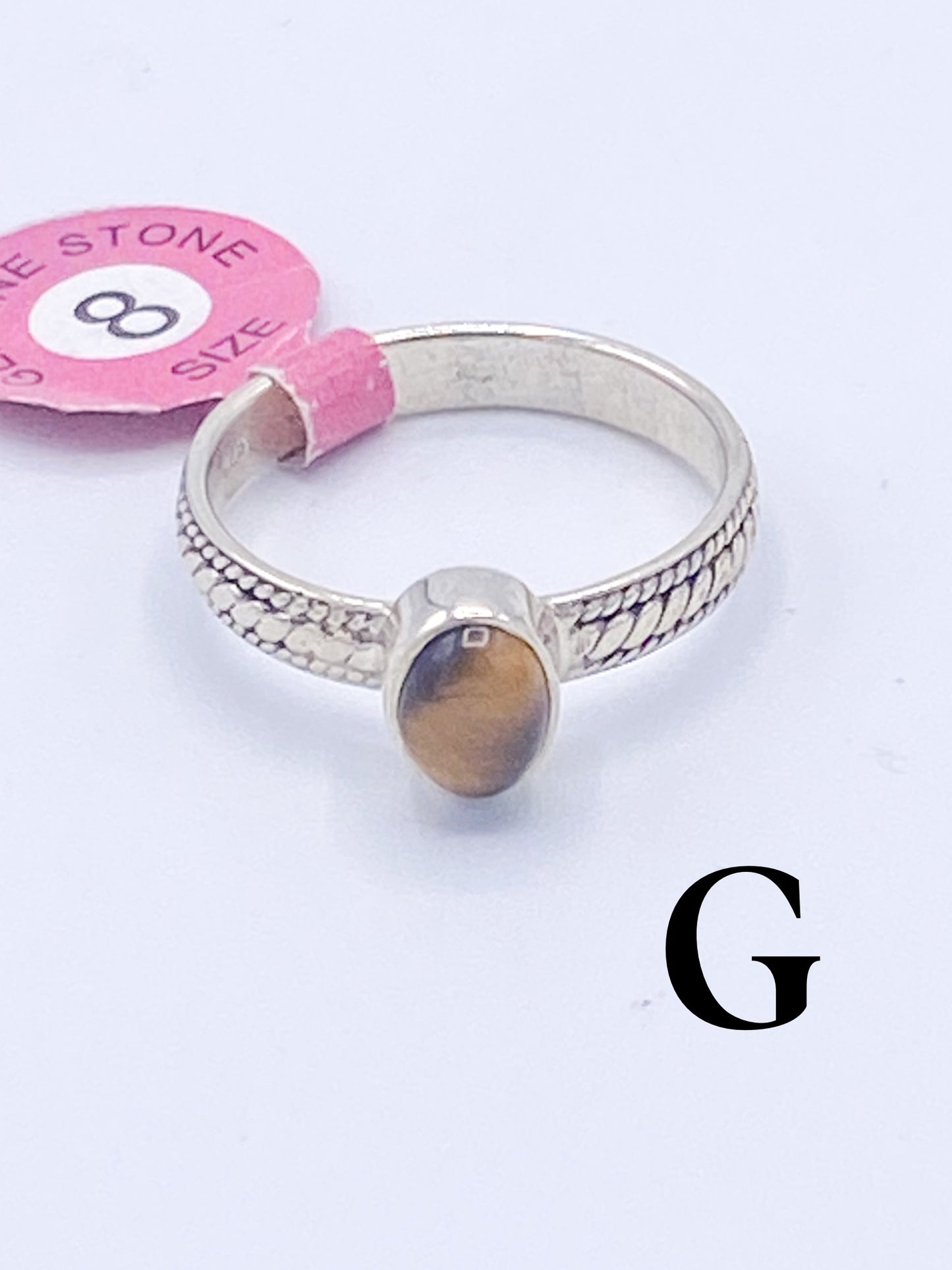 Dainty Sized 8 Rings-Solid Sterling Silver