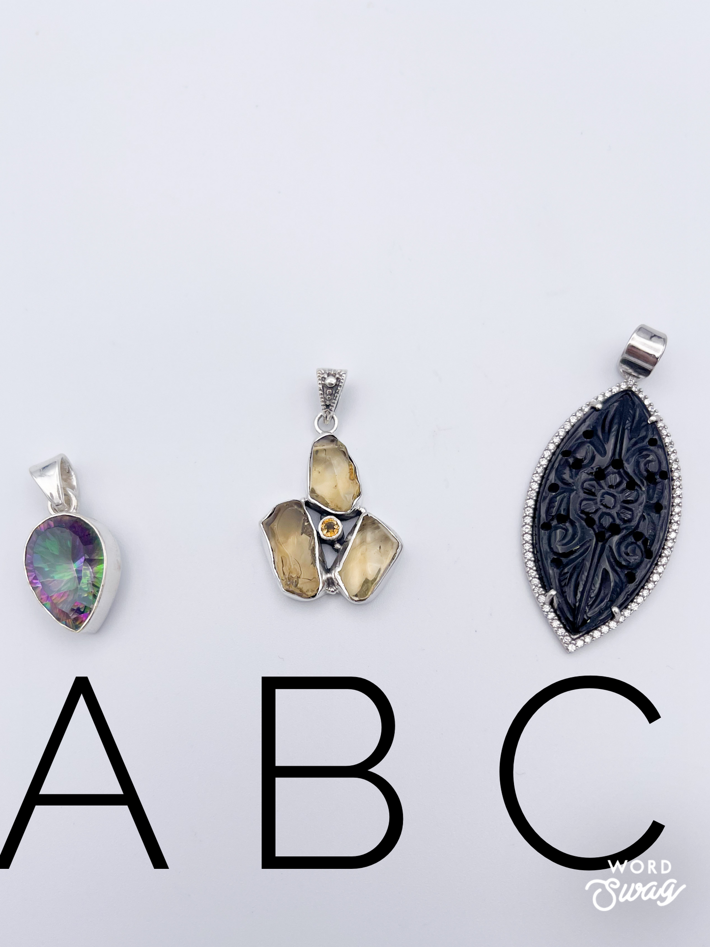 Silver Pendants Mix-Solid Sterling Silver