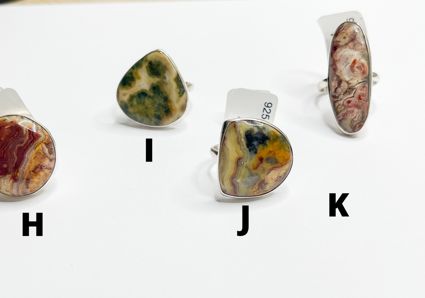 Mix Of Sized Adjustable Ring-Solid Sterling Silver