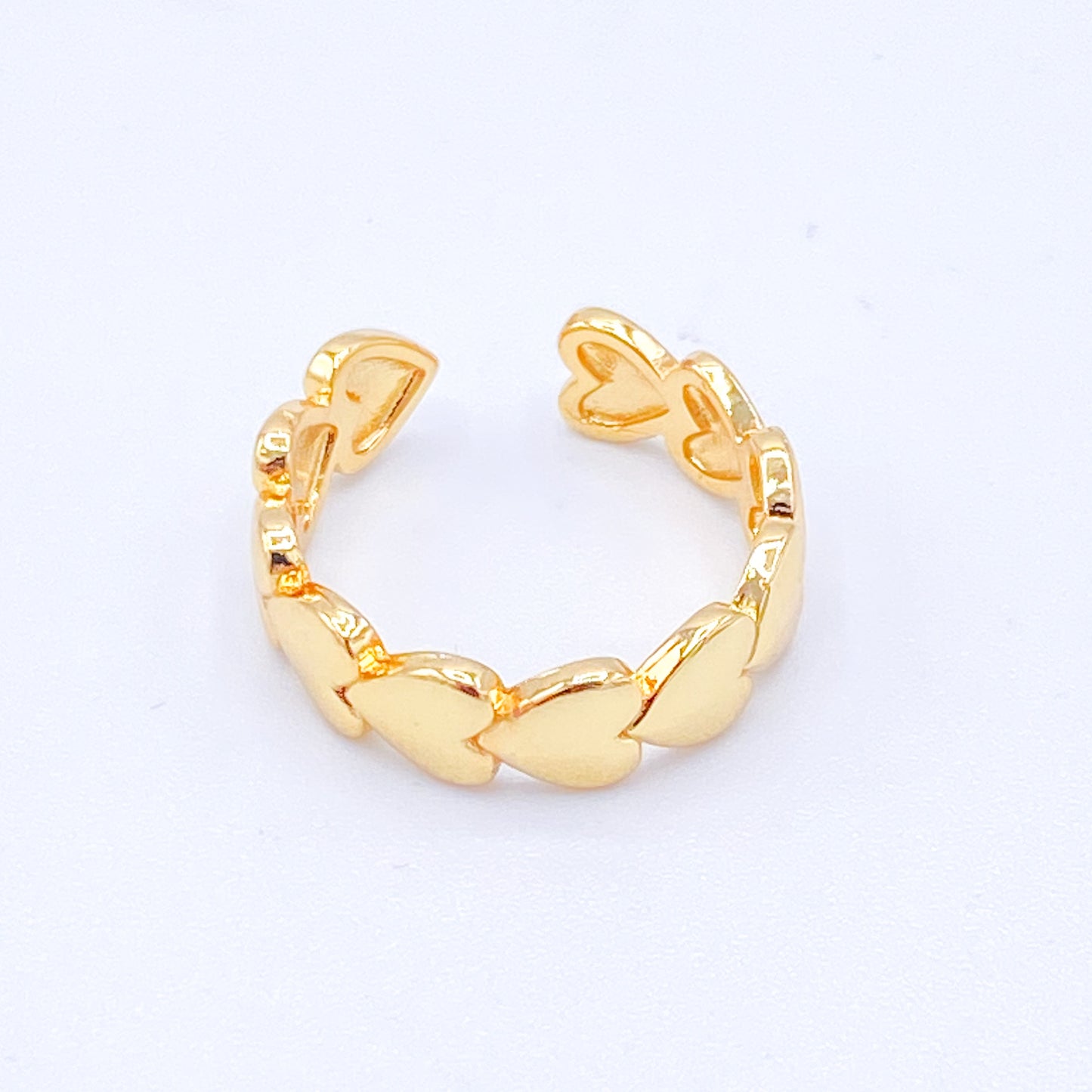 Midi Heart Ring -18k Gold Filled