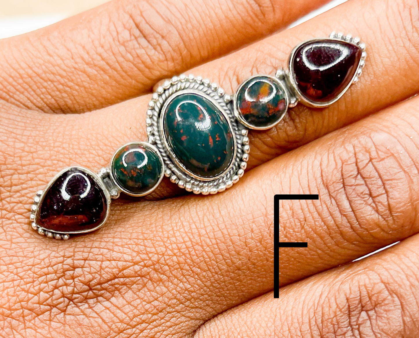 Multi Stone Adjustable Crawler Rings - Solid Sterling Silver