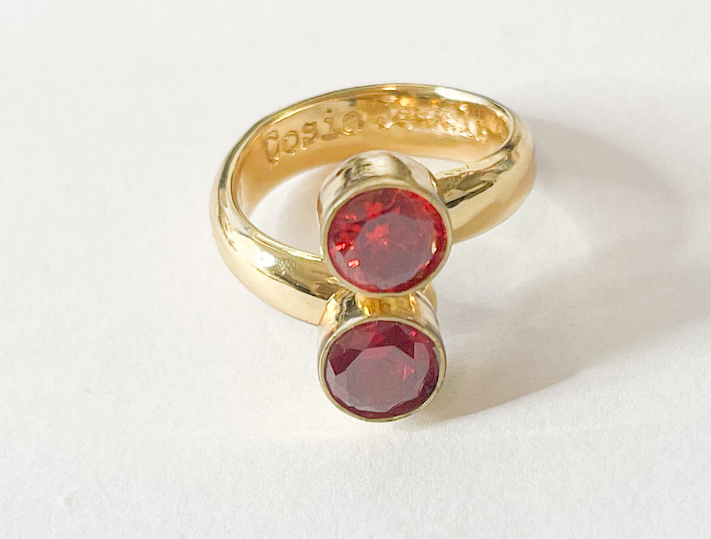 Red Mystic Bypass Ring-Alchemia