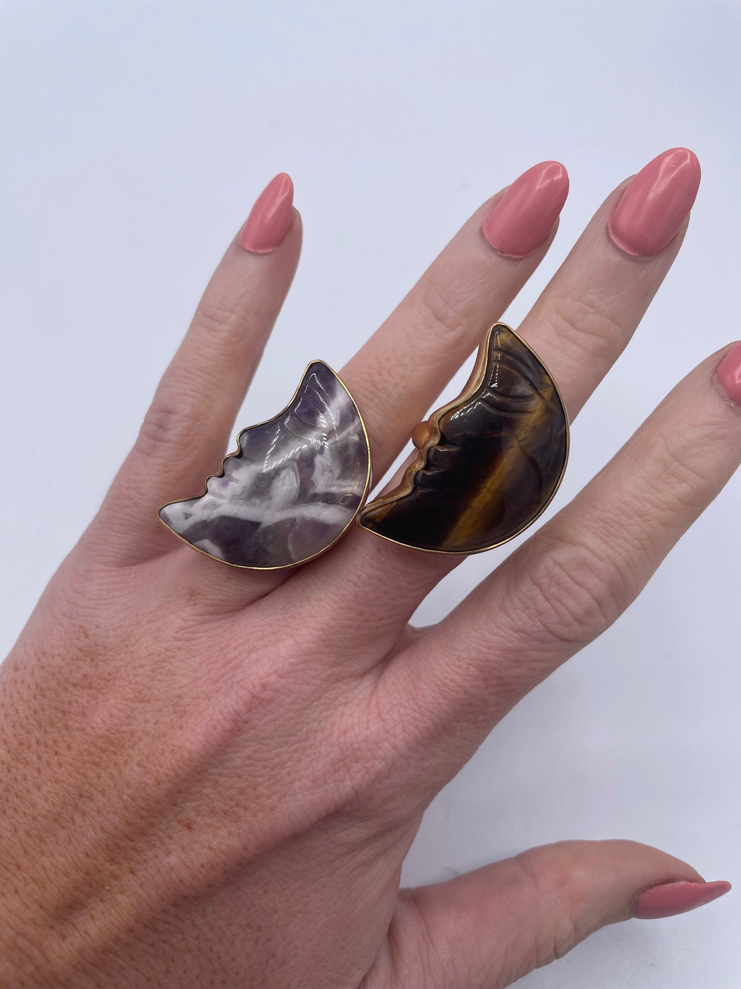Moon Face Variety Rings-Alchemia
