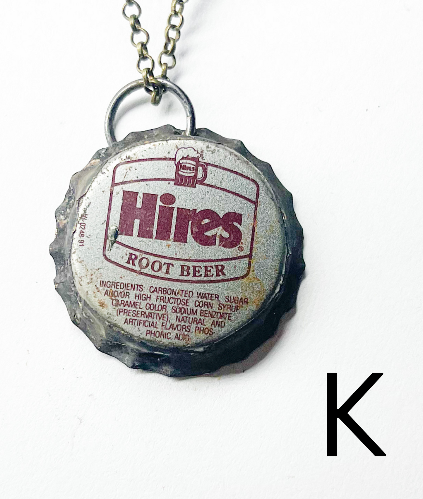 Bottle Cap Grunge Pendants-Grunge
