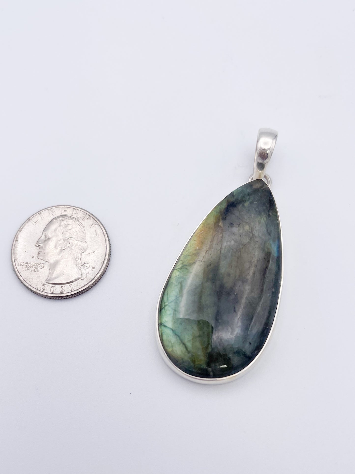 Labradorite Pendants-Solid Sterling Silver