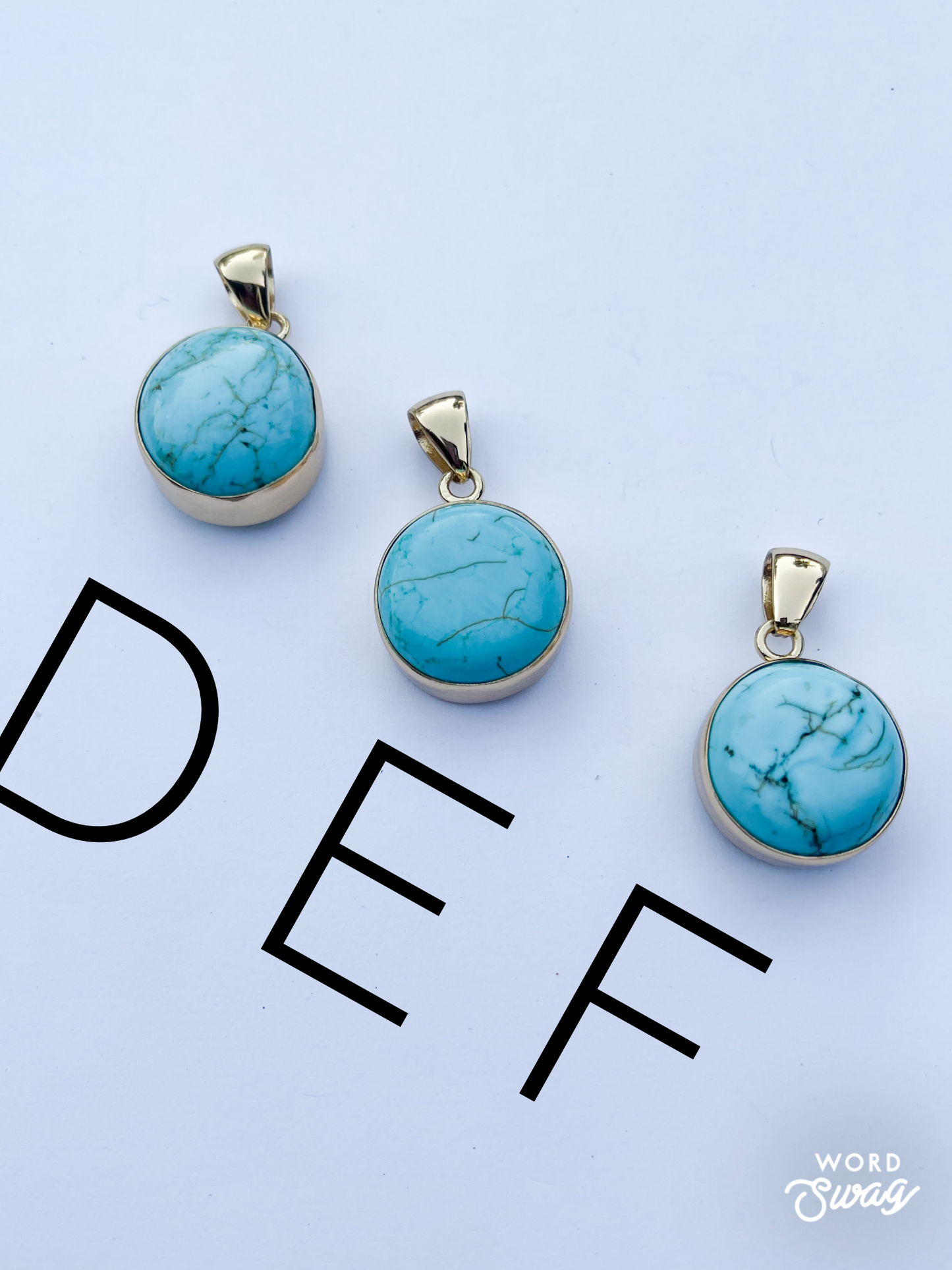 Howlite Polka Dot Pendant-Alchemia