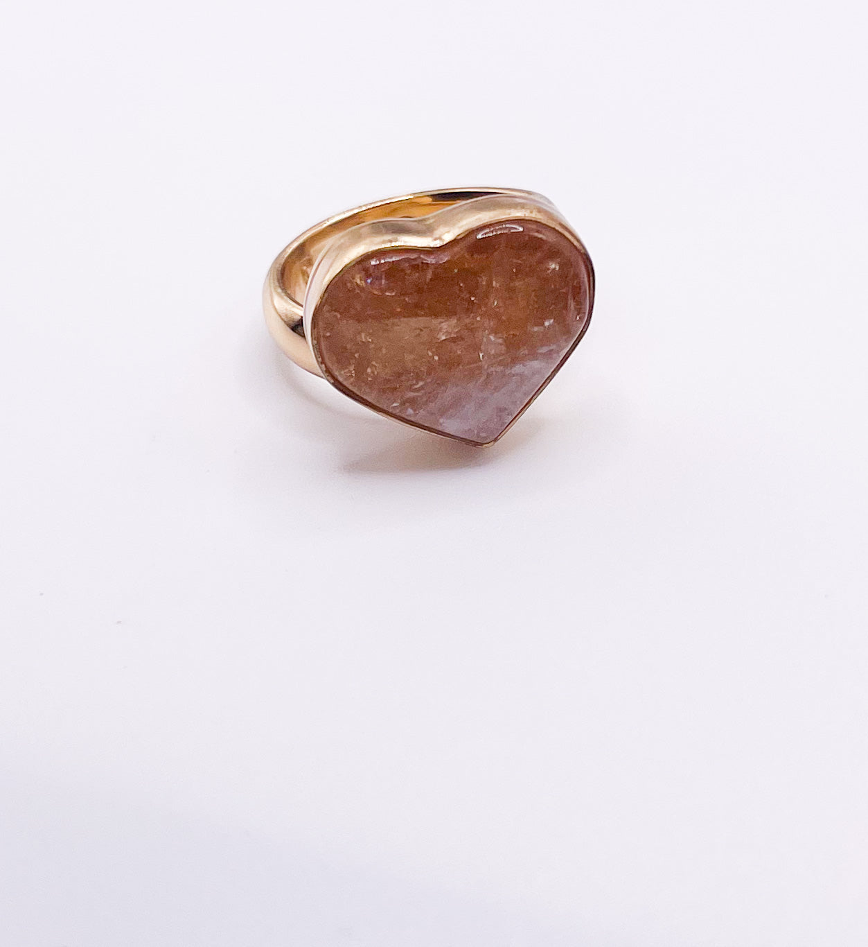 Citrine Heart Ring- Alchemia