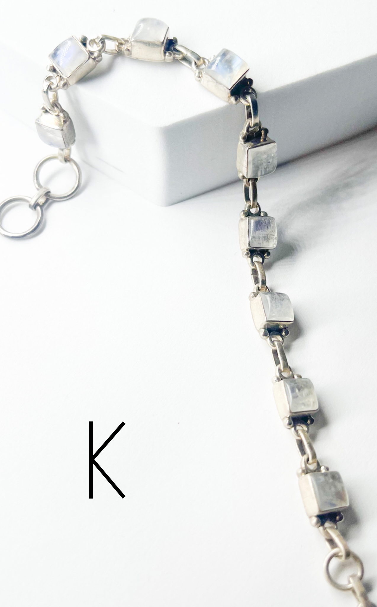 Natural Stone Bracelets - Solid Sterling Silver