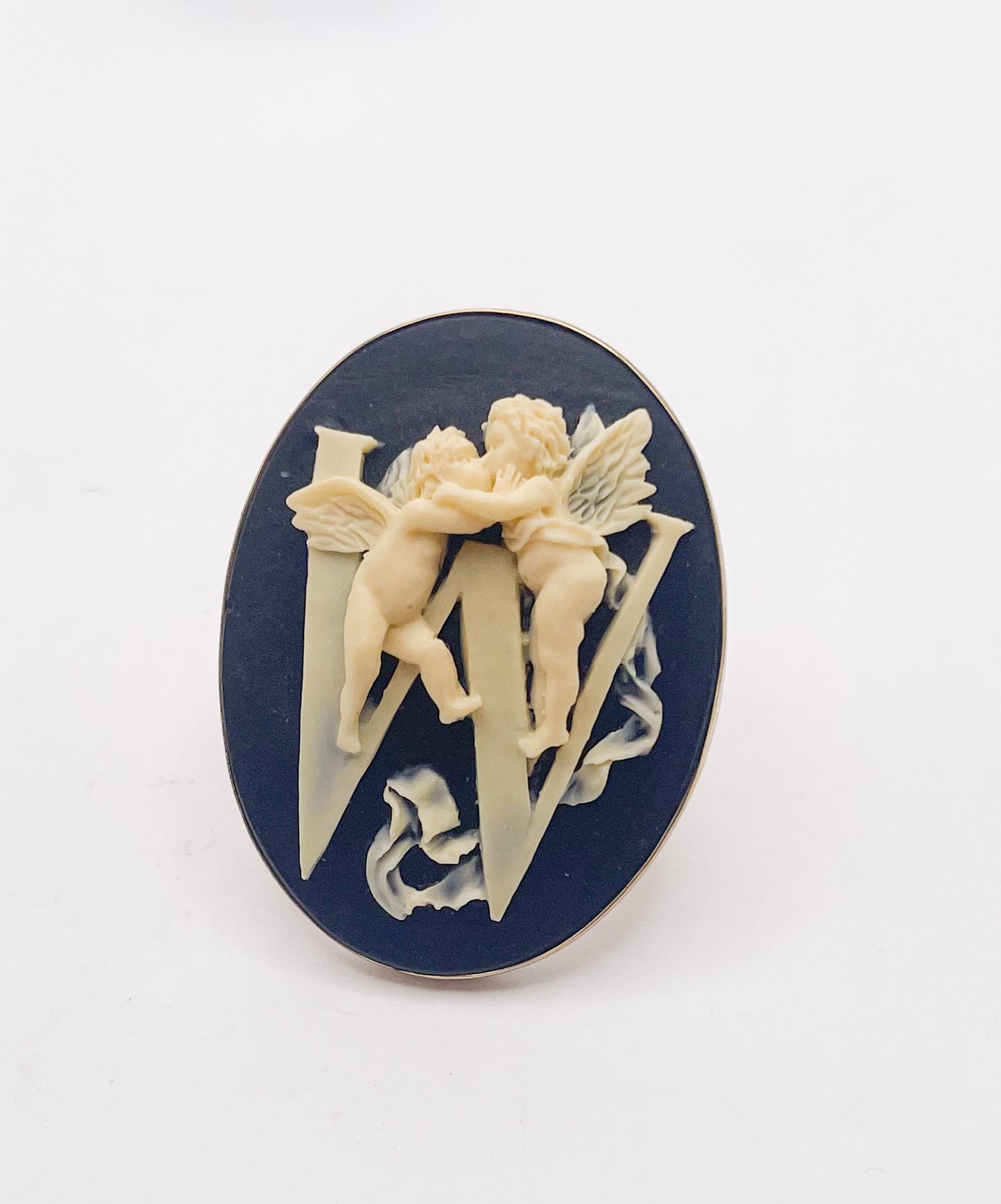 Cameo Initial Ring- Alchemia