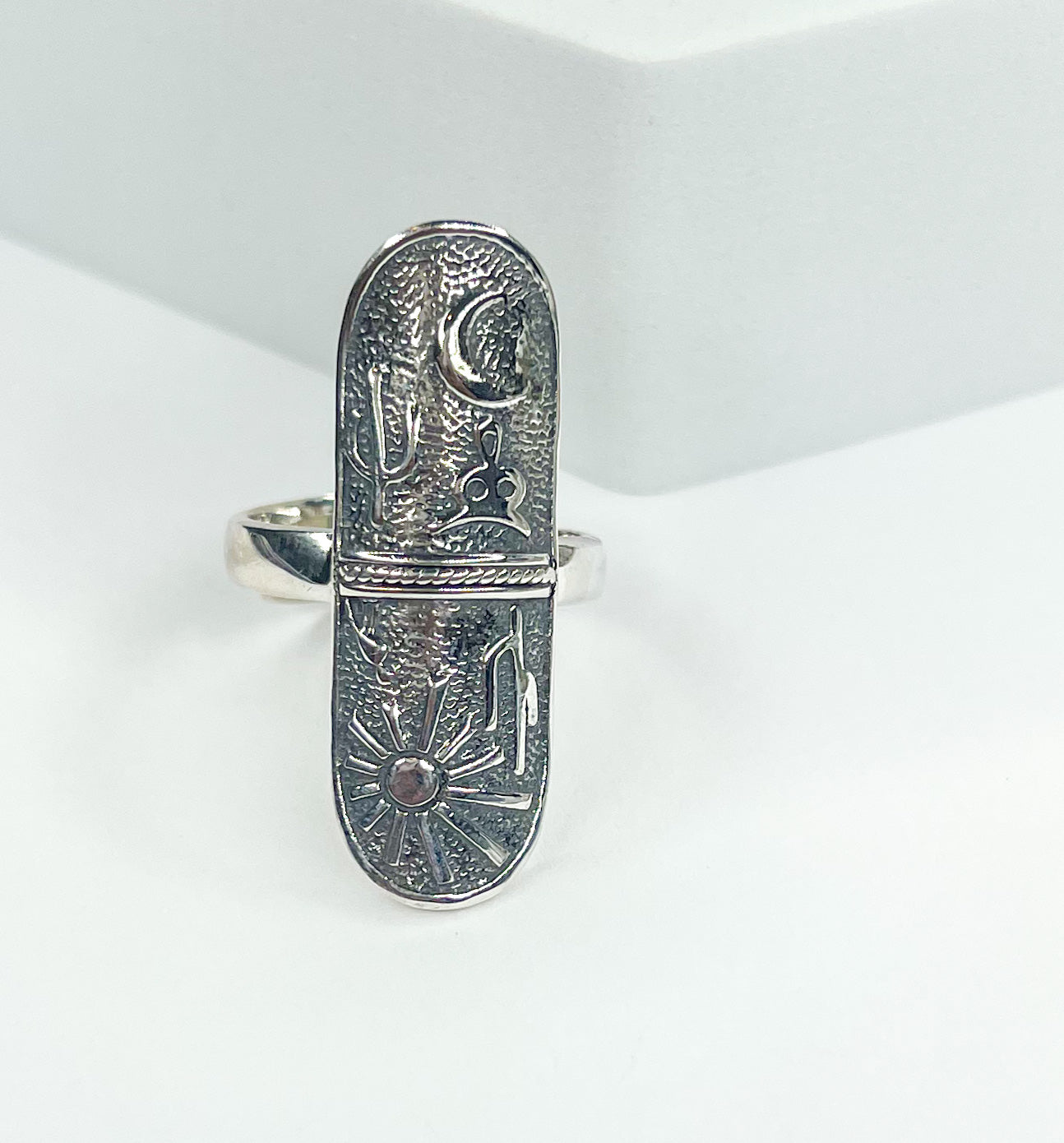Night and Day Adjustable Ring-Solid Sterling Silver