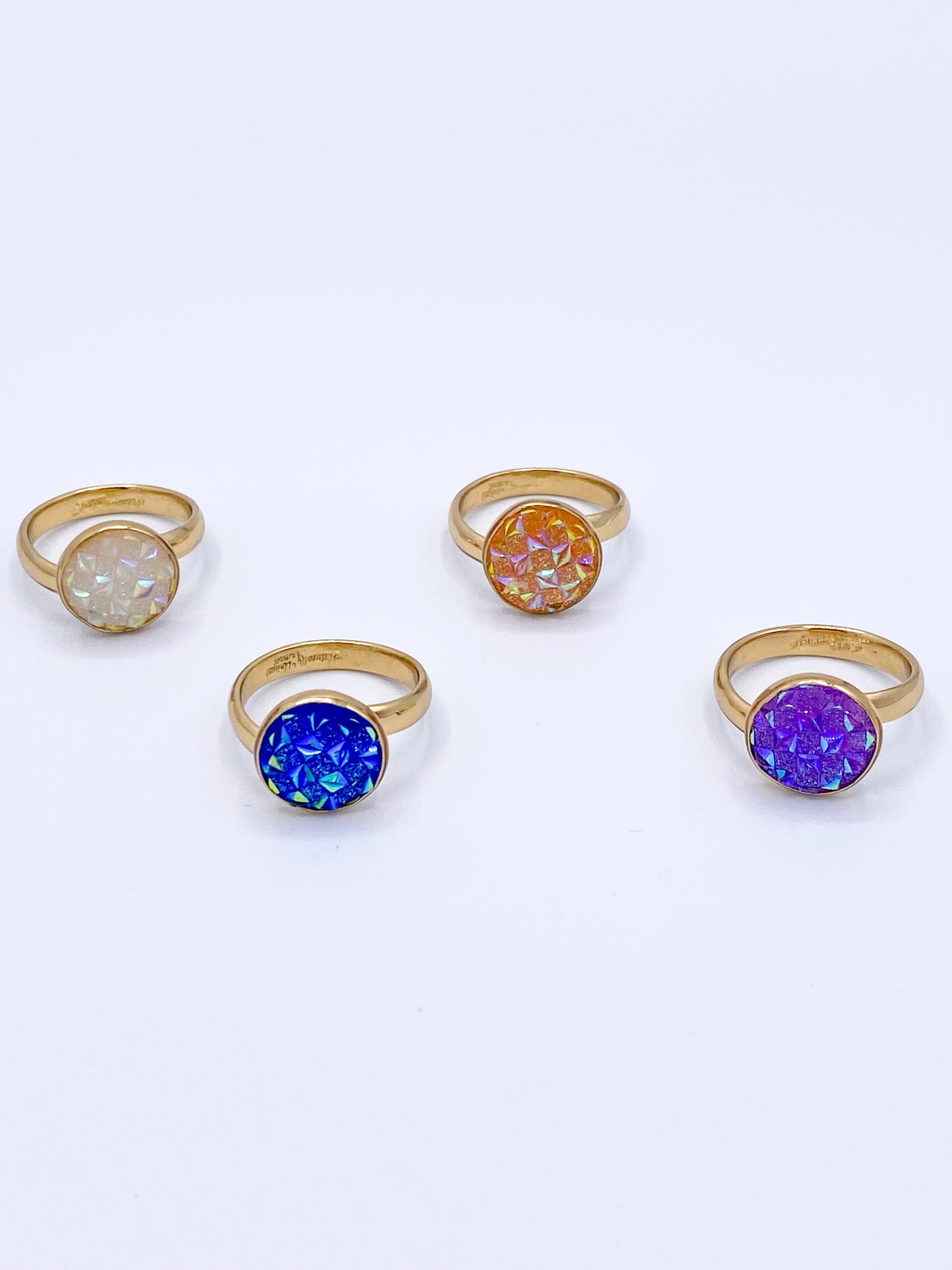 Spiked Colorful Resin Ring - Alchemia