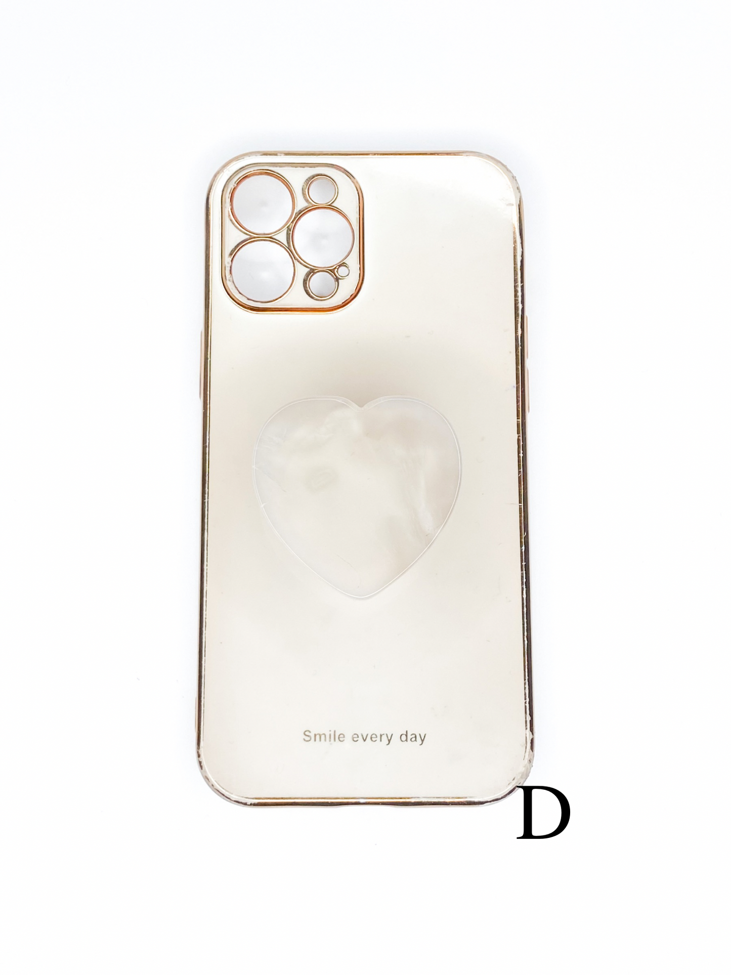 Grey Heart Phone Stone