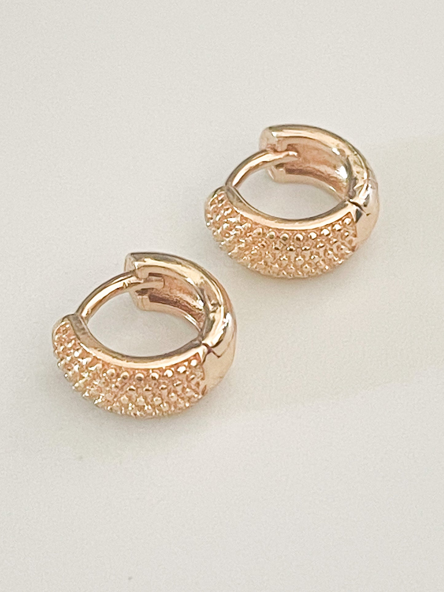 Dainty Spiked Huggies-18k Gold Filled