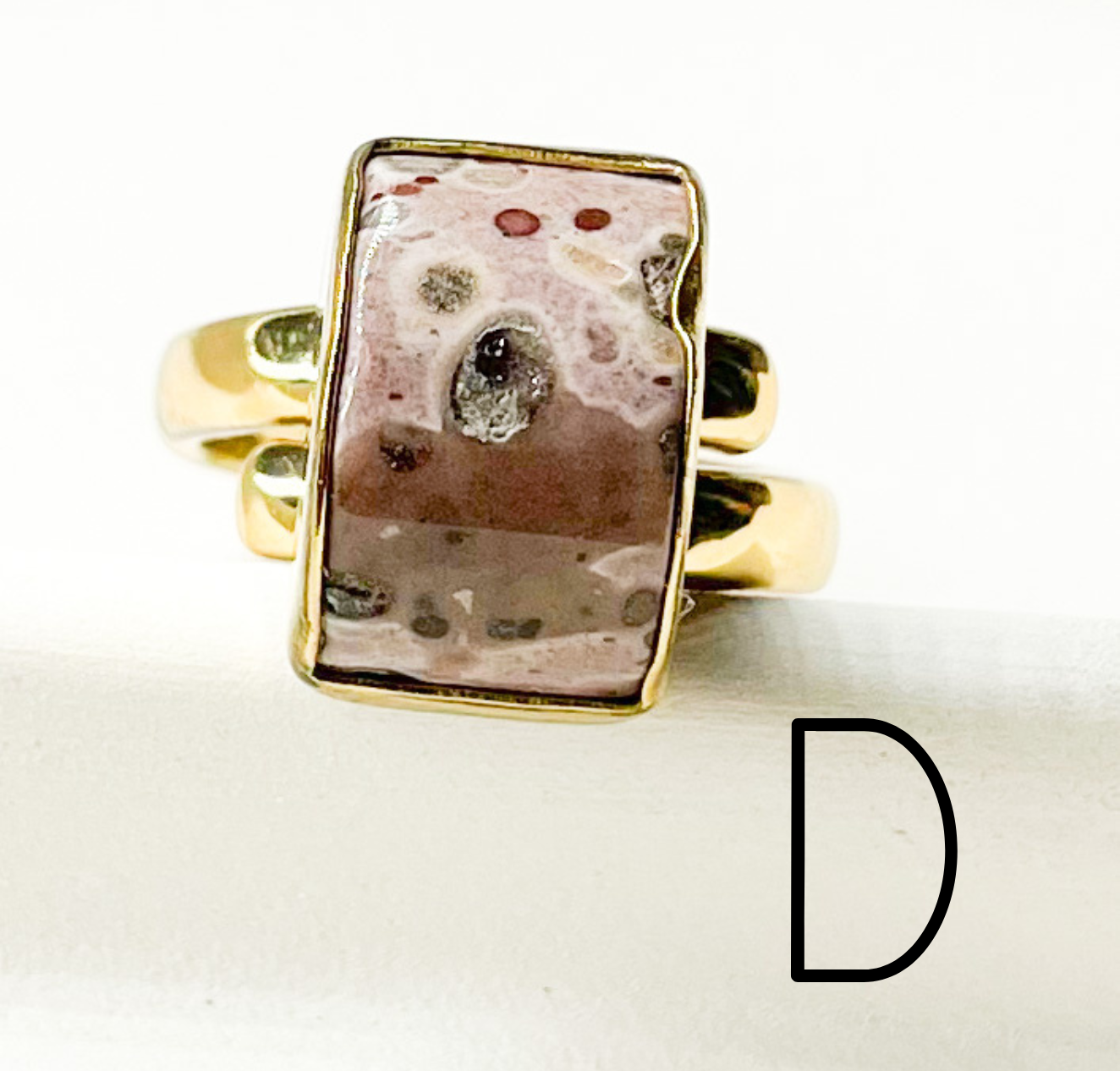 Jasper Adjustable Ring - Alchemia