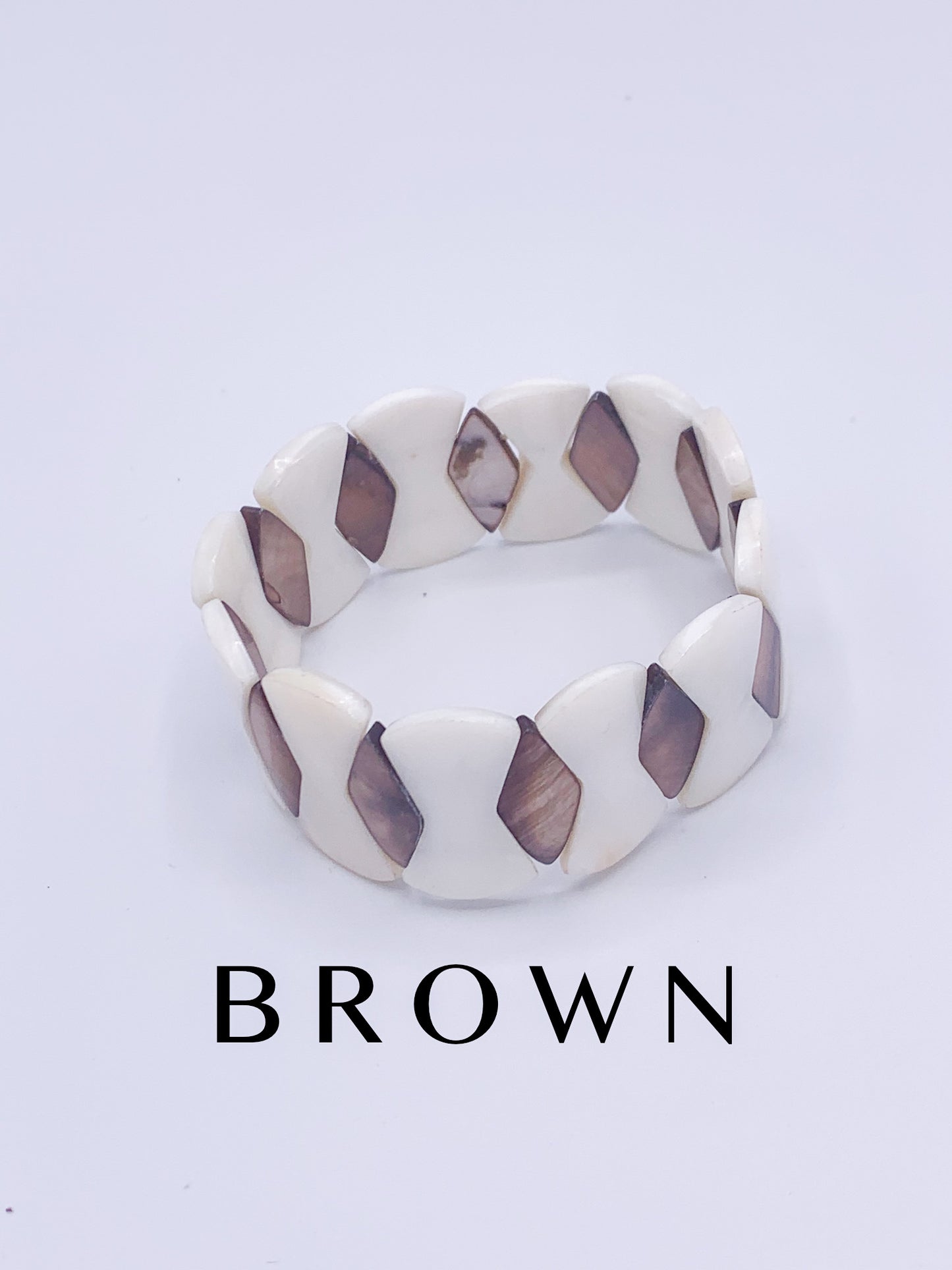Colored MOP Stretch Bracelet - 173