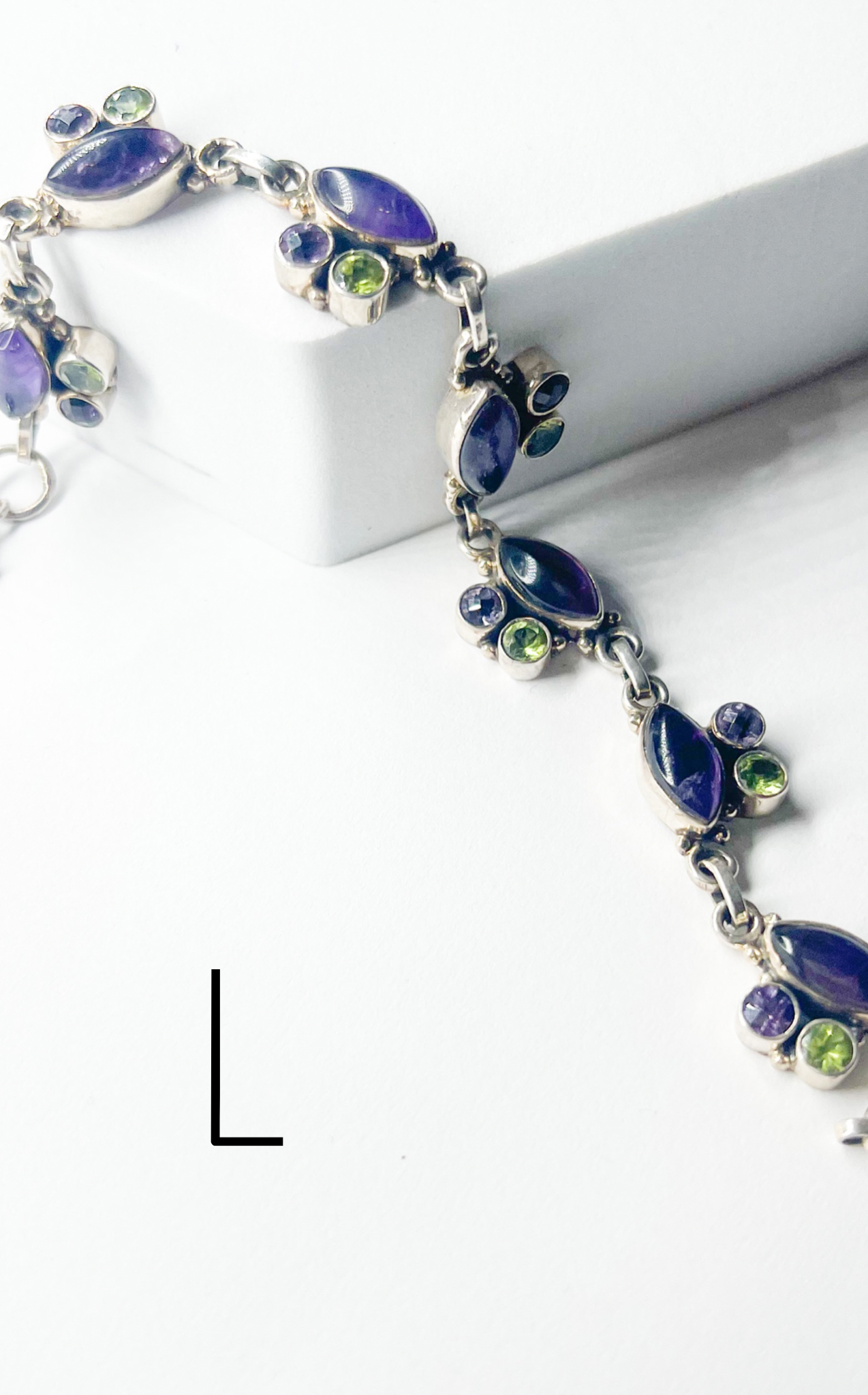 Natural Stone Bracelets - Solid Sterling Silver