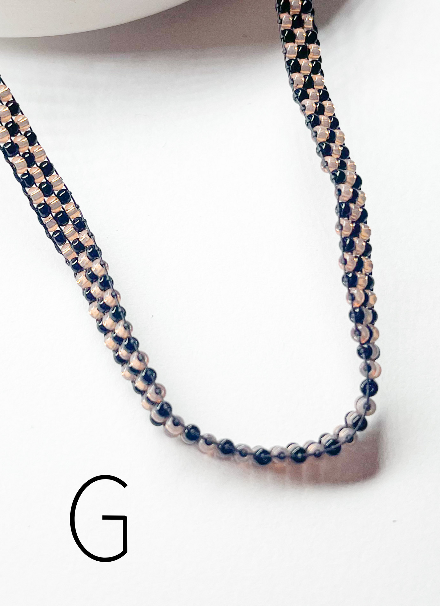 Choker Glass Bead Necklace