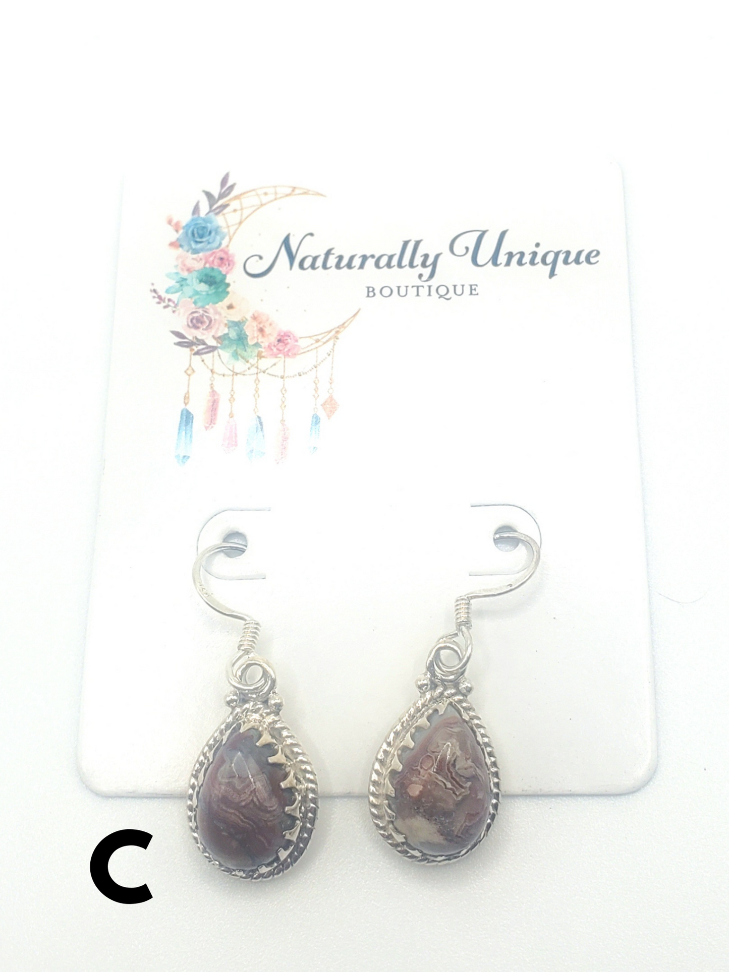 Elegant Stone Dangle Variety - Solid Sterling Silver